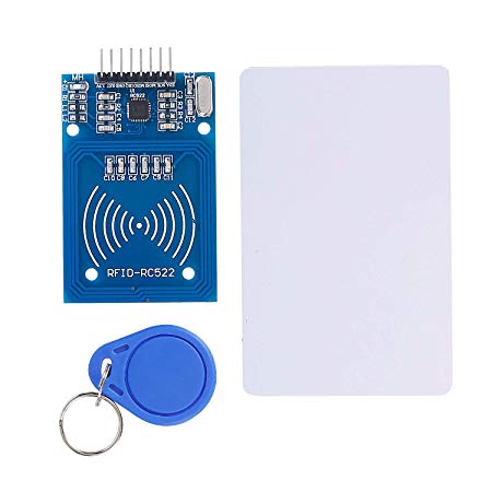 SunFounder RFID Kit Mifare RC522 RFID Reader Module with S50 White Card and Key Ring for Arduino Raspberry Pi