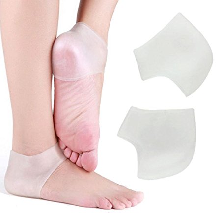 Tenworld Silicone Moisturizing Gel Heel Socks Protector Like Cracked Foot Skin Care