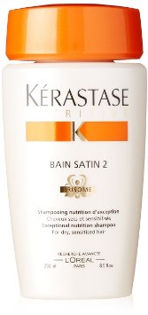 Kerastase Nutritive Bain Satin 2 Complete Nutrition Shampoo For Dry and Sensitised Hair 85 Oz