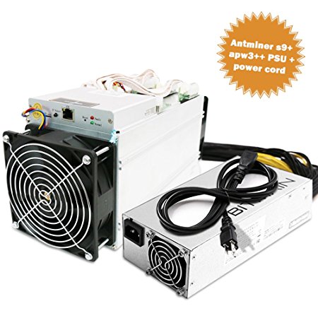 Antminer S9 ~14.0TH/s @ .098W/GH 16nm ASIC Bitcoin Miner Power Supply Included