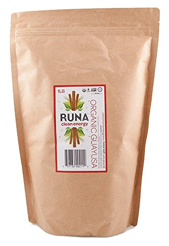Runa Amazon Guayusa Spice Tea, Organic Cinnamon - Lemongrass, 1 Pound