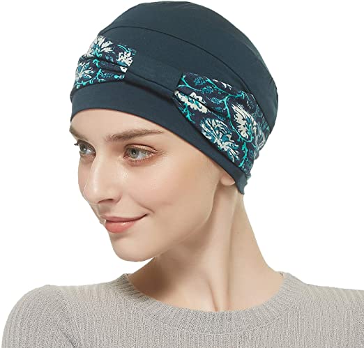 Bamboo Double Layered Comfort Beanie for Cancer Patient, Chemo Patient, Hats for Cancer Chemo Patients Women