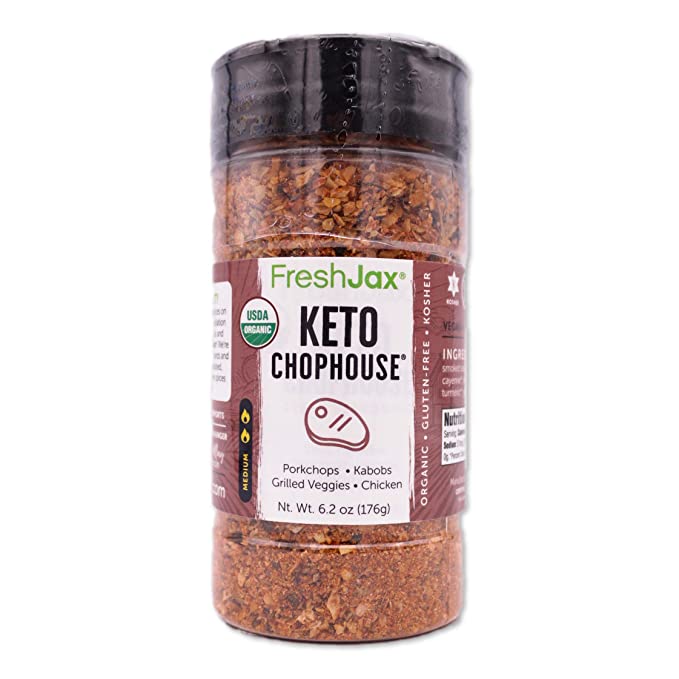 FreshJax Premium Gourmet Spices and Seasonings (Keto Chophouse: Organic Steak Seasoning)