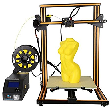 3D Printer CR 10S Creality 3D Printer Updated Dual Z Axis 300×300×400mm Large Building Volume 0.05mm Cura PLA Free Filament & Tool Box