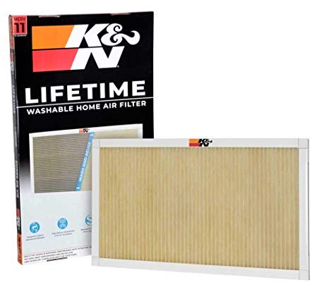K&N Home Reusable Air AC Furnace Filter, 16x25x1