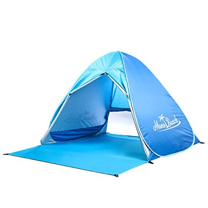 MonoBeach Baby Beach Tent Automatic Pop Up Cabana Sun Shelter for Kids