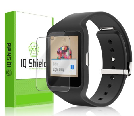 IQ Shield LiQuidSkin 6-Pack - Sony Smartwatch 3 Screen Protector with Replacement Warranty - High Definition HD Ultra Clear Screen Film - Premium Guard - Smooth  Self-Healing Bubble-Free Shield