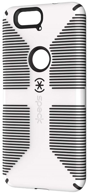 Speck Products CandyShell Grip Cell Phone Case for Google Nexus 6P Smartphone - Retail Packaging - White/Black