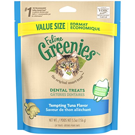 FELINE GREENIES Dental Cat Treats