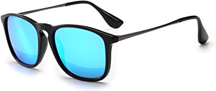 SUNGAIT Fashion Sunglasses for Men Women Retro Style Square Sun Glasses UV400