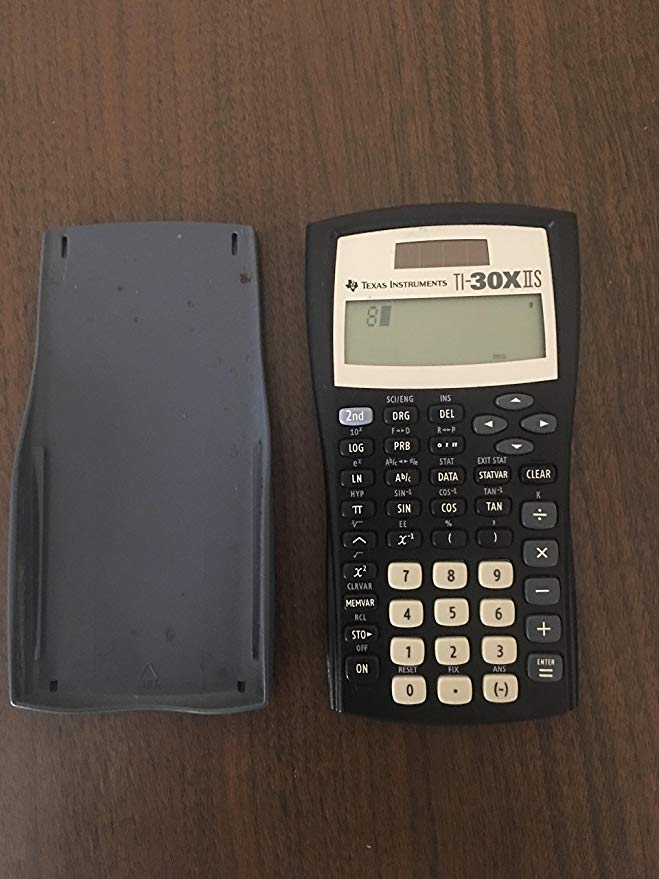 TI-30XIIS Texas Instruments TI30XIIS Dual Power Scientific Calculator - LCD - Battery/Solar Powered - 6.1" x 3.2" x 0.8" - 1 Each