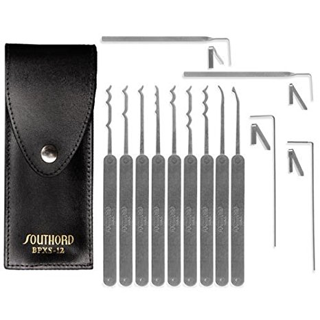 BPXS-12 SouthOrd 13 Piece Pagoda Lock Pick Set