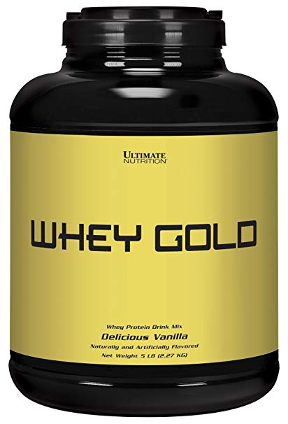 Ultimate Nutrition Gold Series Whey Protein Powder Blend, Vanilla, 5lb