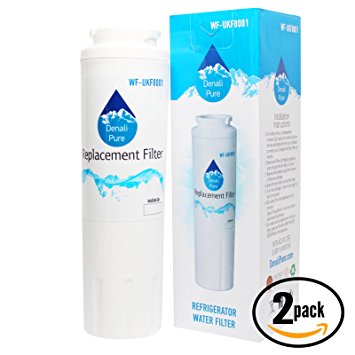 2-Pack Replacement Whirlpool GZ25FSRXYY5 Refrigerator Water Filter - Compatible Whirlpool 4396395 Fridge Water Filter Cartridge