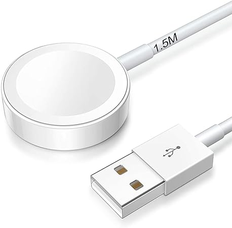 2024New - Apple Watch Charger [Apple MFi Certified] Apple Watch Magnetic Charging Cable(1.5m)Fast Magnetic Wireless Charging Cable Cord Portable Compatible with Apple Watch Series 9 8 7 6 SE 5 4 3 2 1