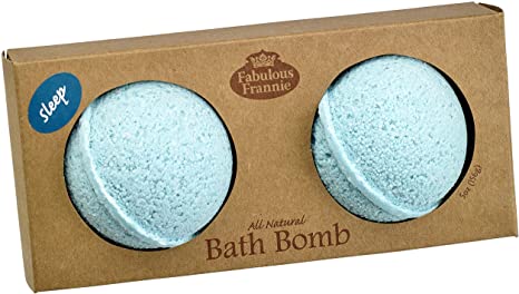 Fabulous Frannie All Natural Sleep Bath Bomb Set made with 100% Pure Essential Oils 2pk