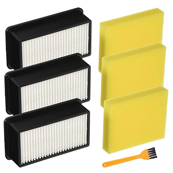 Mochenli Replacement Filters for Bissell 1008 CleanView Vacuums,3 Pack HEPA Filters   3 Pack Post-Motor Filters, Compare to Part 2032663 & 1601502