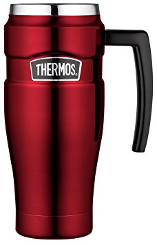 Thermos Stainless King Travel Mug, Red, 470 ml