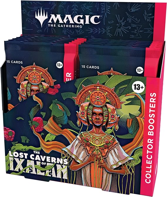 Magic: The Gathering The Lost Caverns of Ixalan Collector Booster Box - 12 Packs   1 Foil Box Topper Card (181 Magic Cards)