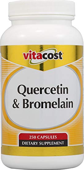 Vitacost Quercetin & Bromelain -- 250 Capsules