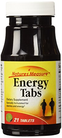 Nature's Measure Energy Tabs, 21-ct