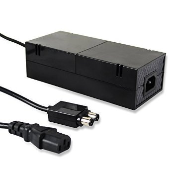 200W Power Supply AC Adapter Cord Charging Replacement for Xbox One Console -12V 16.5A Best Game Charger Accessory with US Plug Cable