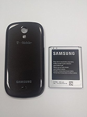 New OEM Samsung B105BU SGH-T399 T399 Galaxy Light 4G Battery and Battery Door Cover Set T-MOBILE o4l
