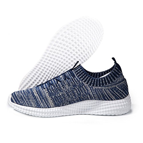 eyeones Men's Shadow Knit Sneaker Lightweight Running Shoes Walking Breathable Athletic Casual Shoes