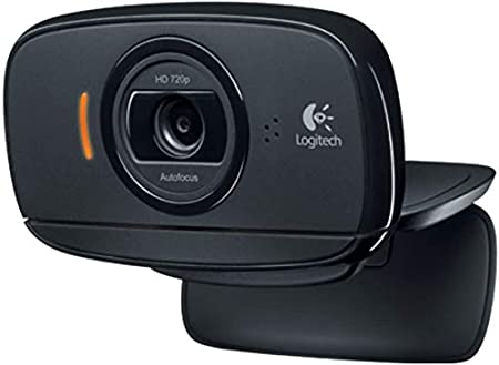 Logitech B525 business webcam, Full HD 1080p, 69 ° field of view, auto focus, 360 ° swivel radius, USB connection, foldable, for Skype, Skype Business, Lync, PC/Mac/ChromeOS