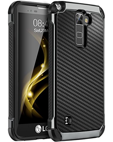 LG Stylo 2 Stylus 2 Case BENTOBEN Shockproof Case for LG G Stylo 2/Stylus 2/LS775/MS550/K530 Black