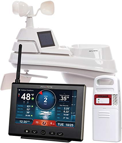 AcuRite 01024M Pro Weather Station with Hd Display, Lightning Detector, Rain, Wind, Temperature and Humidity