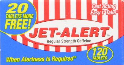 Jet-Alert 100 MG Each Caffeine Tab 120 Count