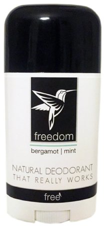 Freedom Stick Deodorant I All Day Natural Odor Protection I Aluminum & Paraben Free I Tested & Loved by Cancer Survivors, Busy Execs, Military Personnel, Athletes, Healthy Moms & Kids - Bergamot Mint