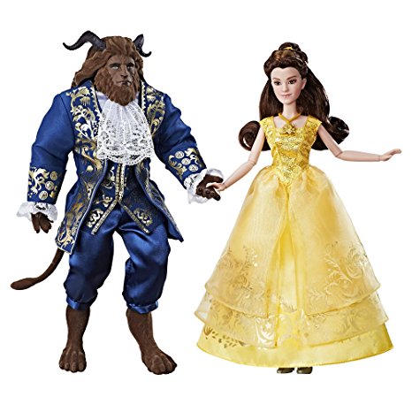 Disney Beauty and the Beast Grand Romance Doll Set ~ Belle & Beast