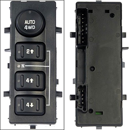 APDTY 012183 4WD 4-Wheel Drive Switch With Auto 4WD Button (Replaces 19259313, 15136039)