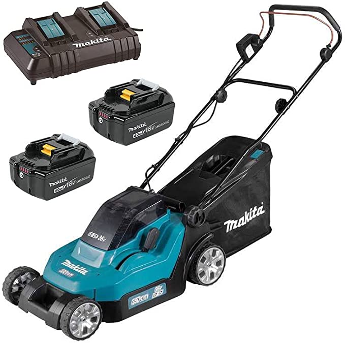 Makita Tosaerba 36V DLM382CM2 38cm 2x18V (2x4.0Ah)