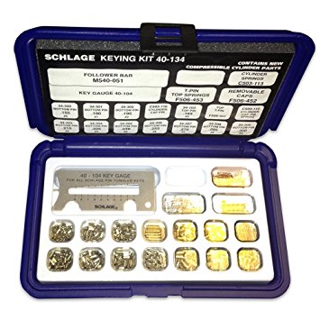 Schlage 40-134 Pin Kit with Snap-Tight Plastic Box