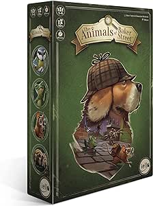 IELLO: The Animals of Baker Street - Investigation Game, Playable for The Whole Family, Ages 10 , 2-4 Players, 45 Mins