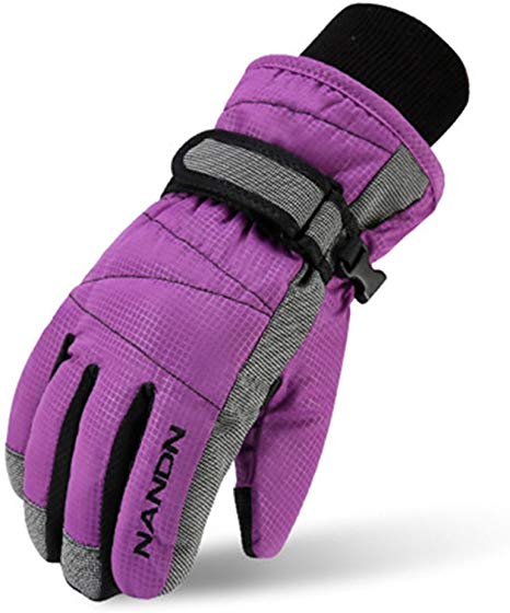 MAGARROW Kids Winter Warm Windproof Outdoor Sports Gloves For Boys Girls