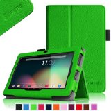 Fintie Premium PU Leather Case Cover for 7 Inch Android Tablet inclu Dragon Touch Y88X Plus  Y88X  Y88  Q88 A13 7 Inch NeuTab N7 Pro 7 Alldaymall A88X  A88S 7 Inch Chromo Inc 7 Tablet IRULU eXpro Mini 7 inch iRULU X1S 7 KingPad K70 7 ProntoTec Axius Series Q9  Q9S 7 Inch LENOTAB 7 Tagital T7X 7 DanCoTek 7 Quad Core A33 Google Android Tablet PC PLEASE Check the Complete Compatible Tablet List under Product Description Green
