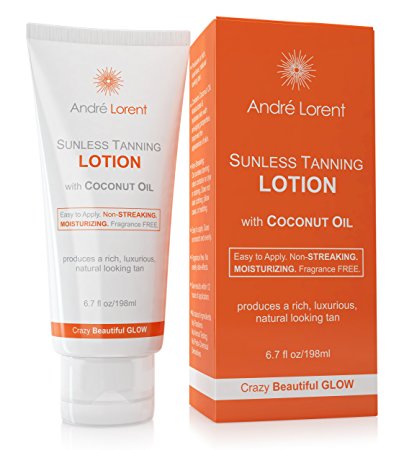 Ultimate Self Tanning Lotion - Andre Lorent Crazy Beautiful Tan & Bronzer - Produces a Rich, Luxurious, Natural Looking Tan - Moisturizes & Hydrates Skin with Anti-Aging Ingredients - Long Lasting