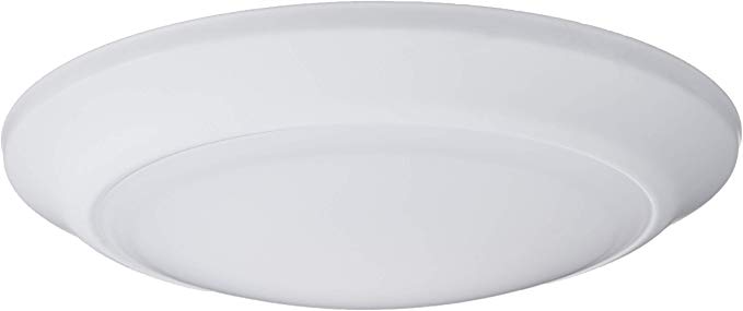 Westinghouse Lighting 6364500 7-3/8-Inch Dimmable Energy Star Indoor/Outdoor Surface Mount Wet Location, White Finish with Frosted Lens LED Ceiling Fixture