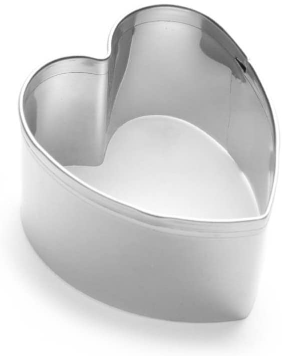 Fox Run Mini Heart Cookie Cutter, 1-Inch, Stainless Steel