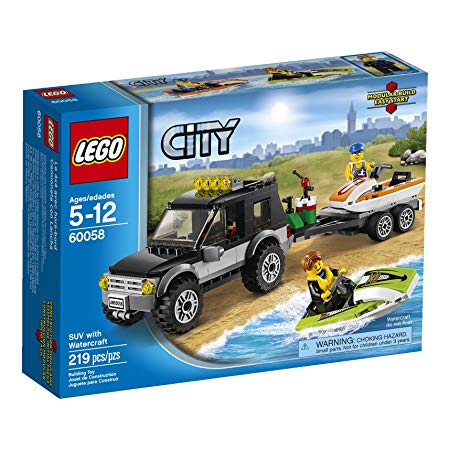 LEGO City Great Vehicles 60058 SUV with Watercraft