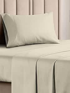 Egyptian Cotton Sheet Set - Twin XL Size Sheet Set - 100% Egyptian Cotton Sheets - Deep Pocket Bed Sheets - Silky & Soft Luxury Egyptian Cotton - Hotel Quality Egyptian Cotton Sheets for Twin XL Beds