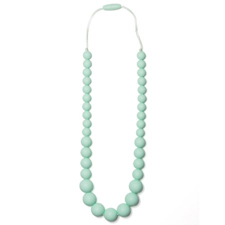 Mama & Little Silicone Teething Nursing Necklace for Mom Anna, Sweet Mint