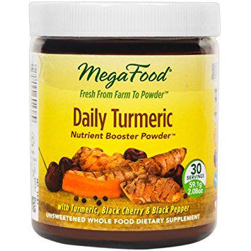 MegaFood - Daily Turmeric Booster Powder, Promotes Healthy Aging & Well-Being, 30 Servings (2.08 oz) (FFP)