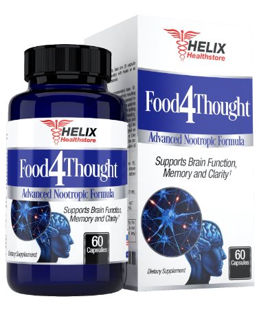 BEST Brain & Memory Function Support Supplement. Advanced Nootropic Formula to Boost Brainpower, Mood, Focus and Mental Clarity. Super Ginkgo Biloba Complex with DMAE & St. John's Wort. Made in USA.