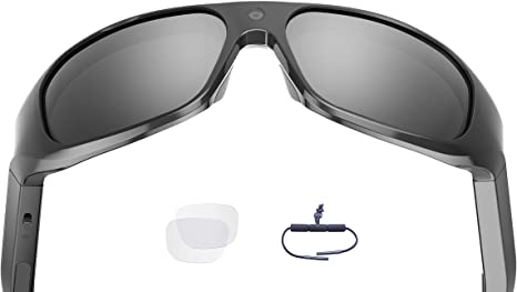 OHO 4K Ultra HD Water Resistance Video Sunglasses, Sports Action Camera with Built-in 32GB Memory and Polarized UV400 Protection Safety Lenses,Unisex Sport Design