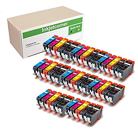 Inkjetcorner 40 Pack Compatible Ink with Replacement for Pixma MX922 MX722 MG5520 MG5522 MG6620 MG6420 MG5622 MG5620 iX6820